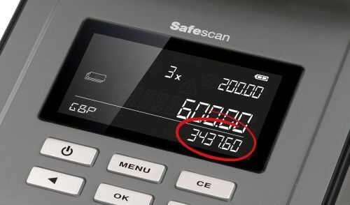 Safescan 6165 -penningräknare