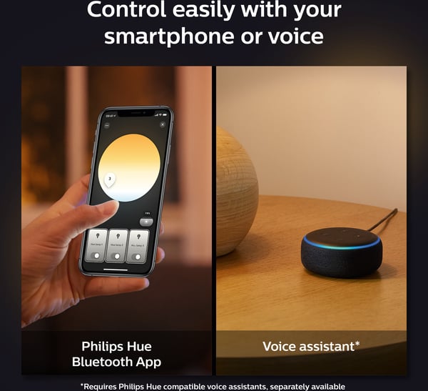 Philips Hue Enrave S vit ambiance -smart taklampa, liten, svart