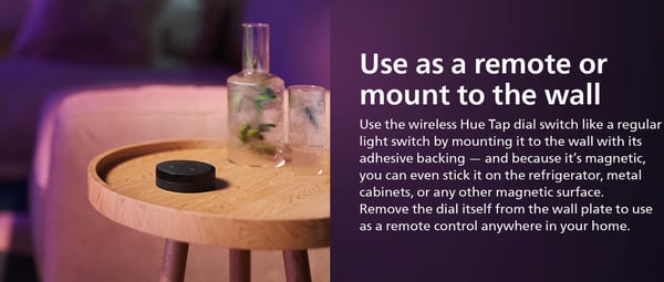 Philips Hue Tap vridstrømsknap -berøringsknap, sort