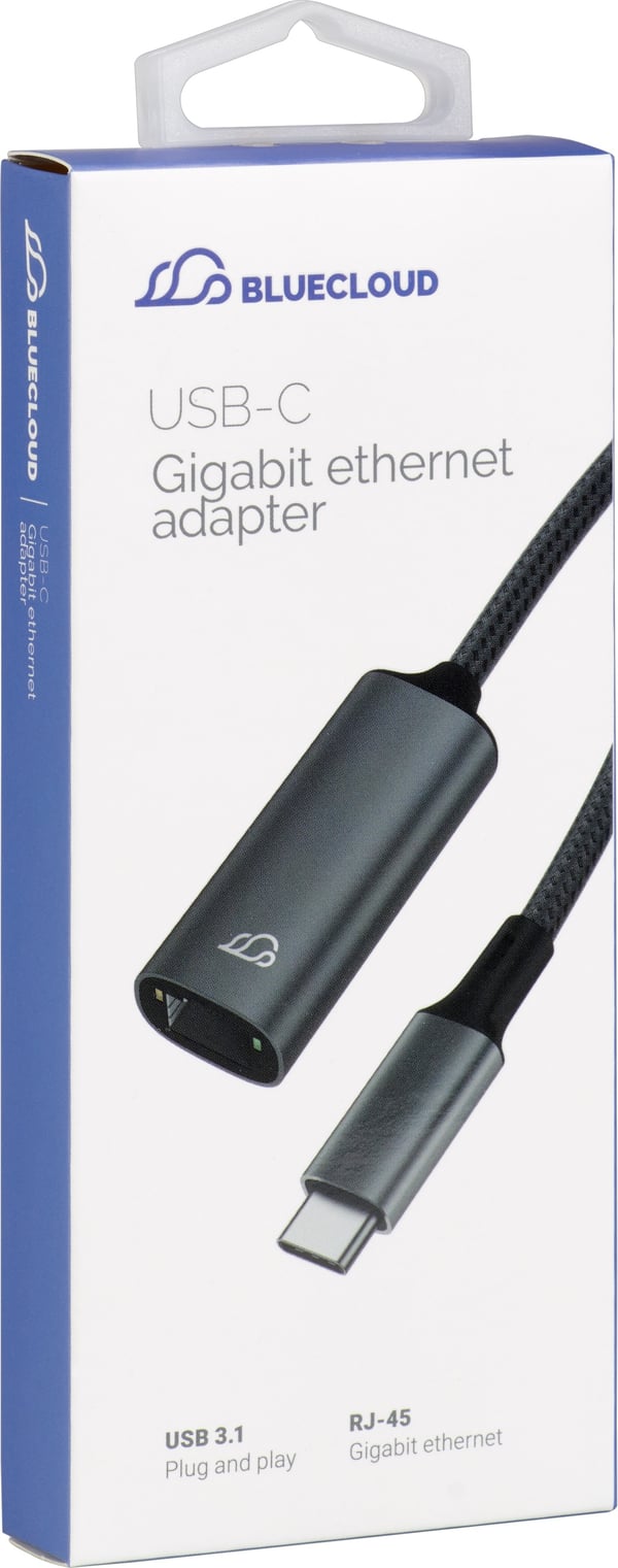 Bluecloud USB-C Gigabit Ethernet-adapter