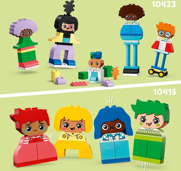 LEGO DUPLO Town Byggbara människor med stora känslor 10423