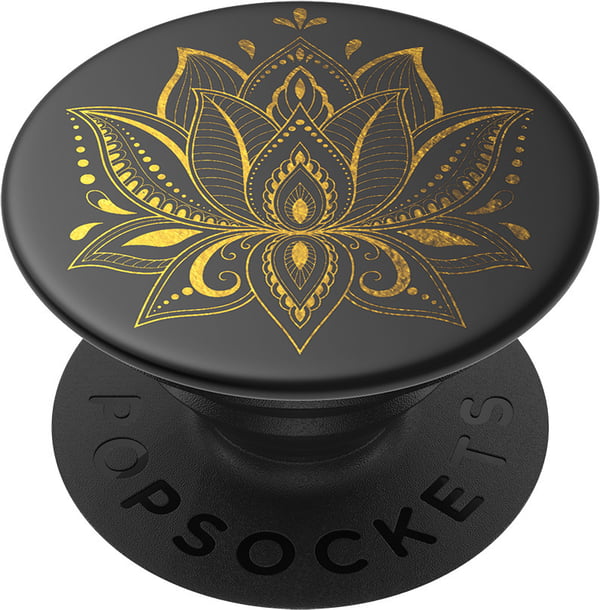 PopSockets PopGrip holder, Golden Prana Black