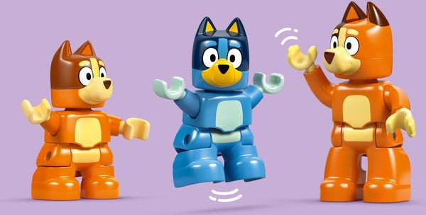 LEGO DUPLO Bluey 10459 Blueys familjehus och memoryspel