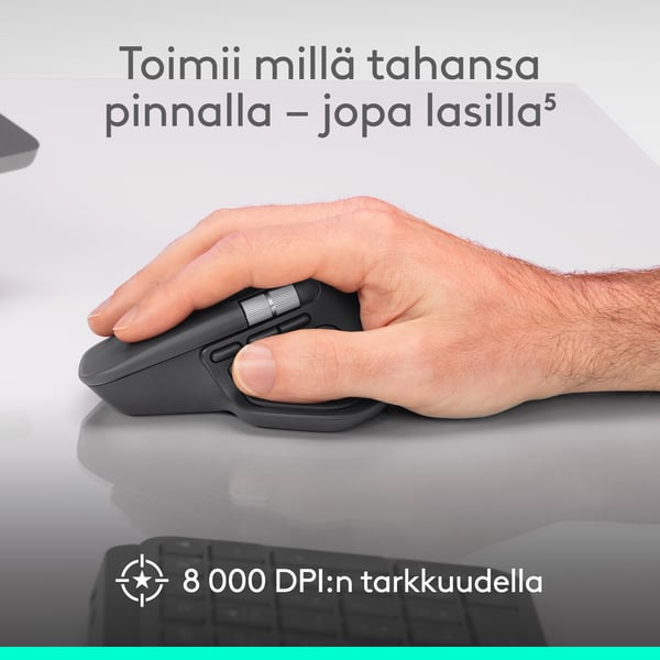 Logitech MX Master 4 mus, svart