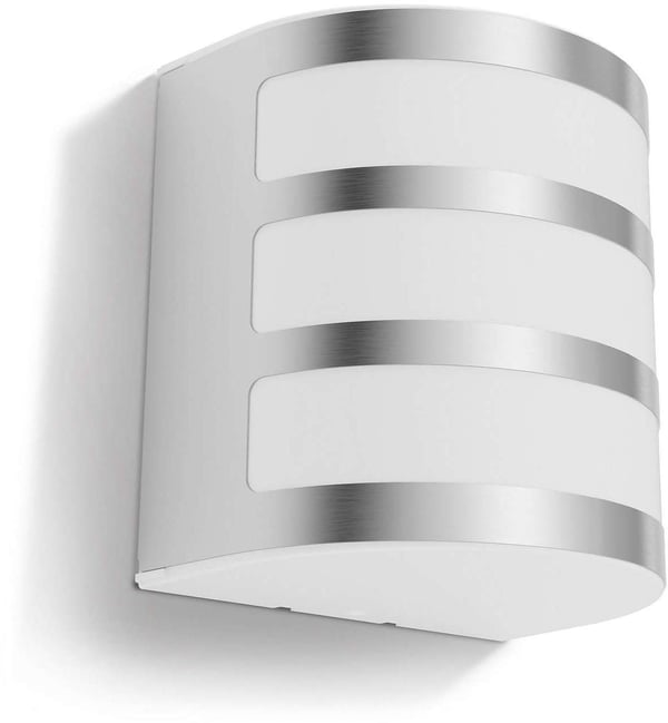 Philips Calgary LED-vägglampa, 3 W, rostfritt stål