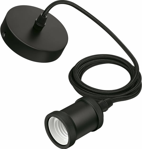 Philips Modern Cord - lampens ophængningskabel, sort, E27