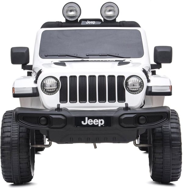 Jeep Wrangler Rubicon 12V -elbil, vit