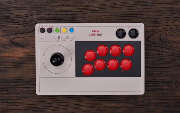 8BitDo Arcade Stick -spelkontroll, Switch / PC