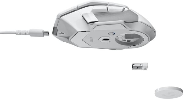 Logitech G502 X Lightspeed -trådløs spilmus, hvid