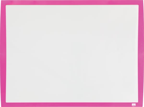 Nobo - magnetisk whiteboard, 58,5 x 43 cm, rosa ram