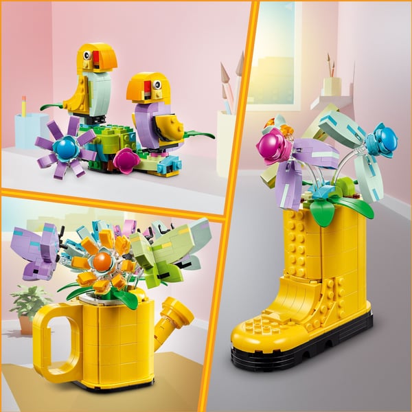 LEGO Creator Blommor i vattenkanna 3-i-1-leksak 31149