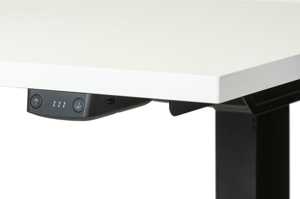 Elfen Ergodesk Modest II elbordets ram, svart
