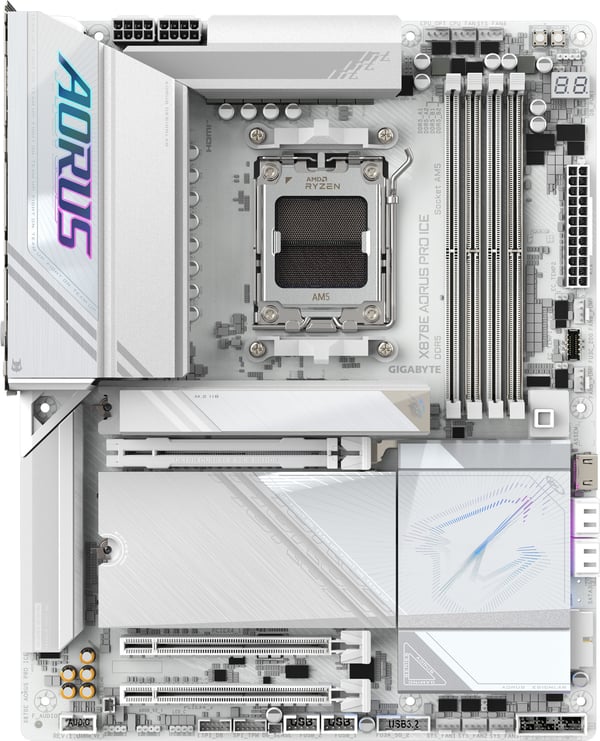 Gigabyte X870E AORUS PRO ICE ATX moderkort