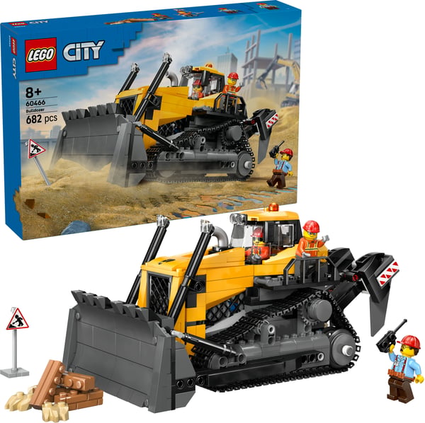 LEGO City 60466 Gul bulldozersläp