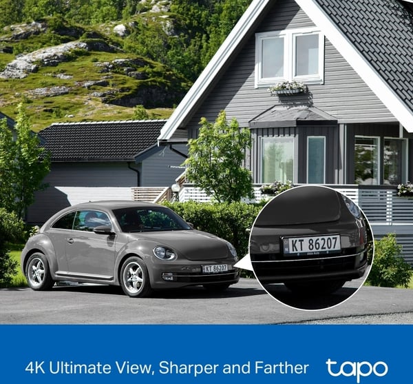 TP-Link Tapo C660 Kit 4K Säkerhetskamera med solpanel, batteridriven