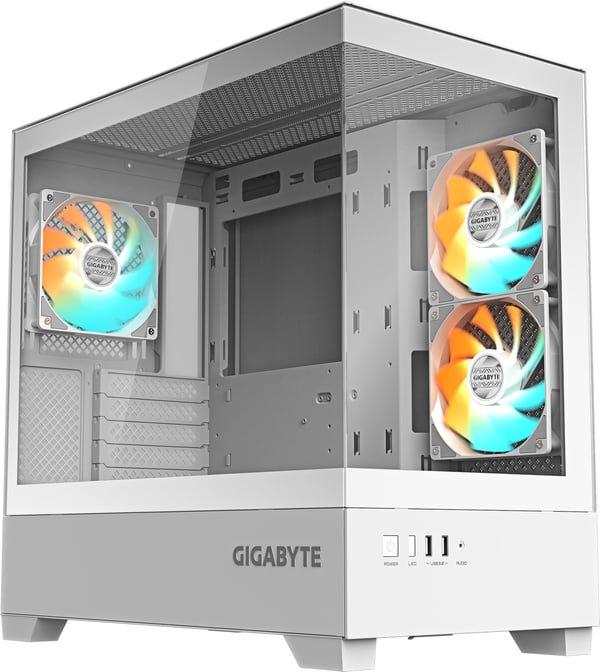 Gigabyte Panoramic ICE GB-C201PI M-ATX Mid-Tower Chassi, vit