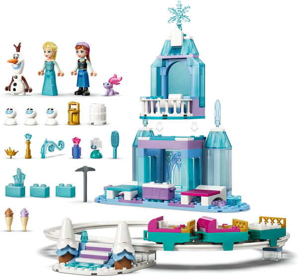 LEGO Disney Princess 43281 Elsas ispalats och snöiga slädfärd