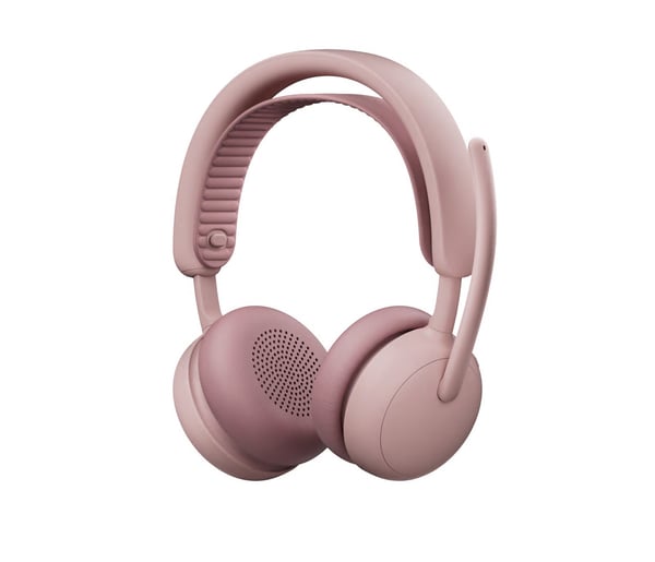 Logitech Zone Wireless 2 ES trådlösa hörlurar, Teams, rosa