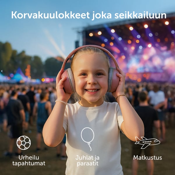 Zazu Hörselskydd för bebisar och småbarn, beige