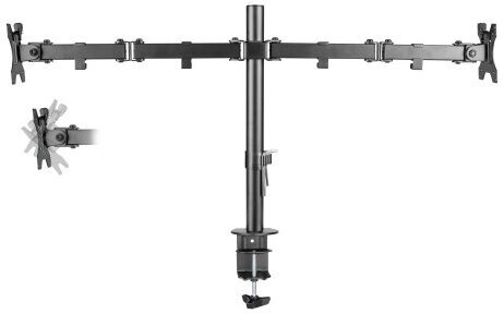 Mozi Dual Display Desk Stand för två skärmar