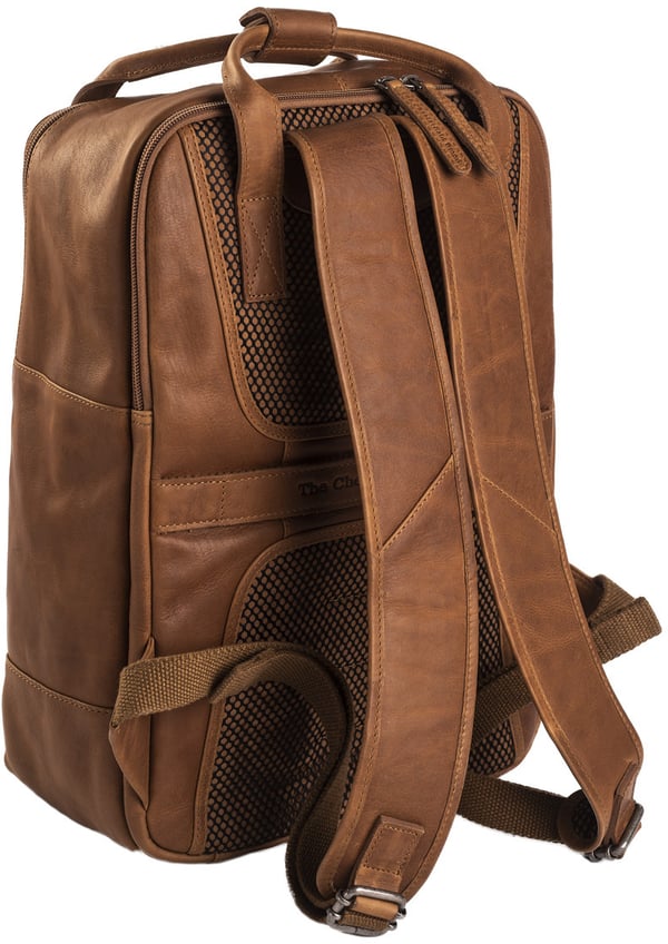 The Chesterfield Brand Belford -rygsæk til 14" bærbar computer, cognac