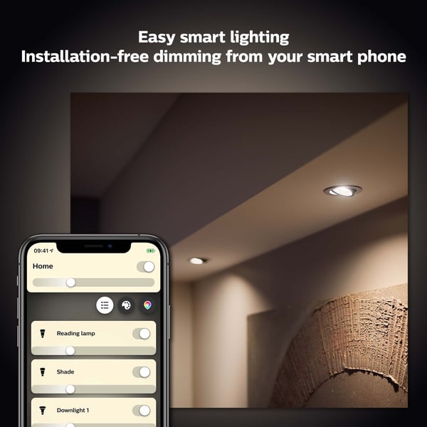 Philips Hue -LED-smartlampa, BT, White, E14, ljusstakeformad