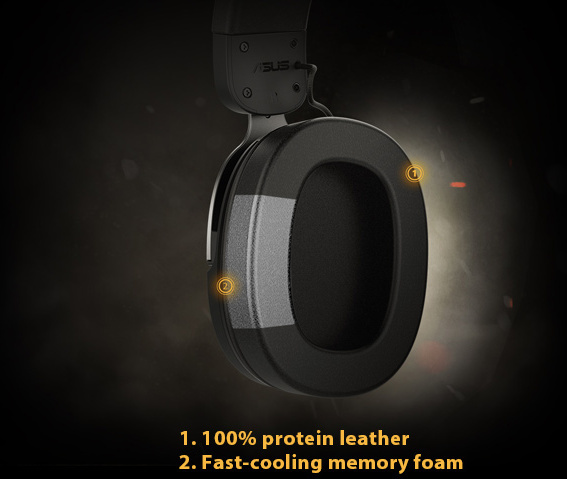 Asus TUF Gaming H3 -spelhörlurar, färg svart