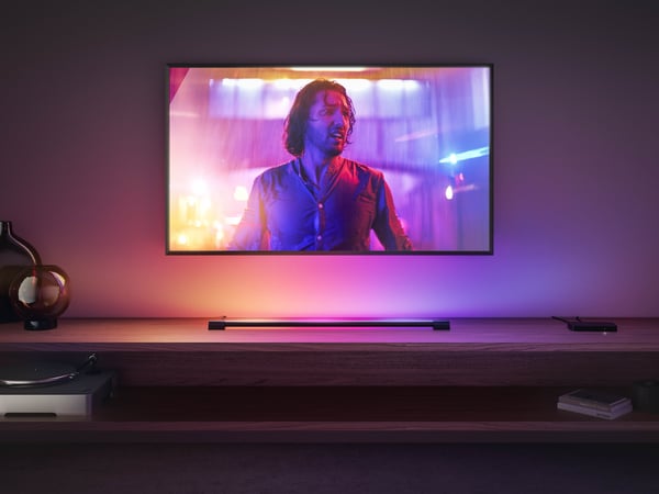 Philips Hue Gradient Light Tube - smart-lysrør, sort, flerfarvet belysning