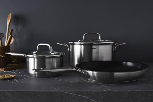 Tefal Virtuoso -kastrull, 20 cm / 3 L, rostfritt stål