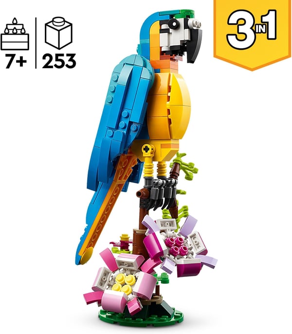 LEGO Creator Exotisk papegoja 31136 Byggset (253 delar)