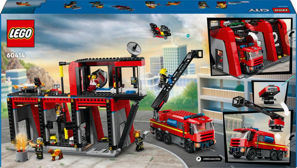 LEGO City Brandstation med brandbil Lekset 60414