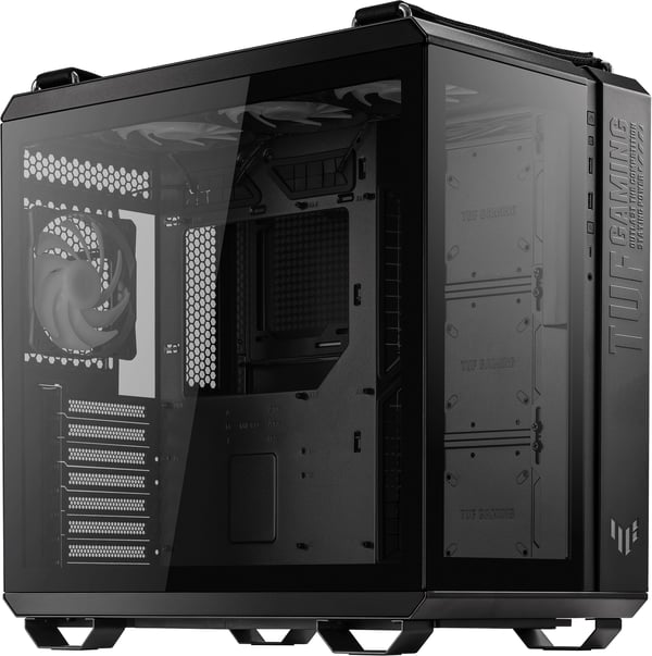 Asus TUF Gaming GT502 PLUS TG ARGB ATX-chassi med fönster, svart