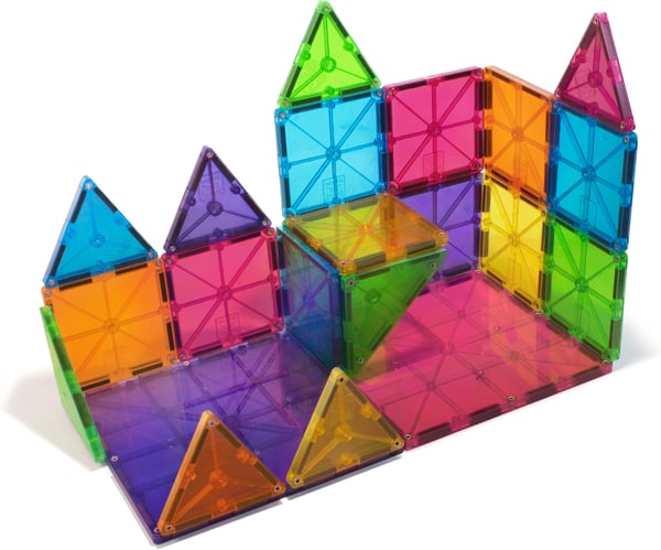 MAGNA-TILES® Klara Färger - magnetbyggsats, 32 delar