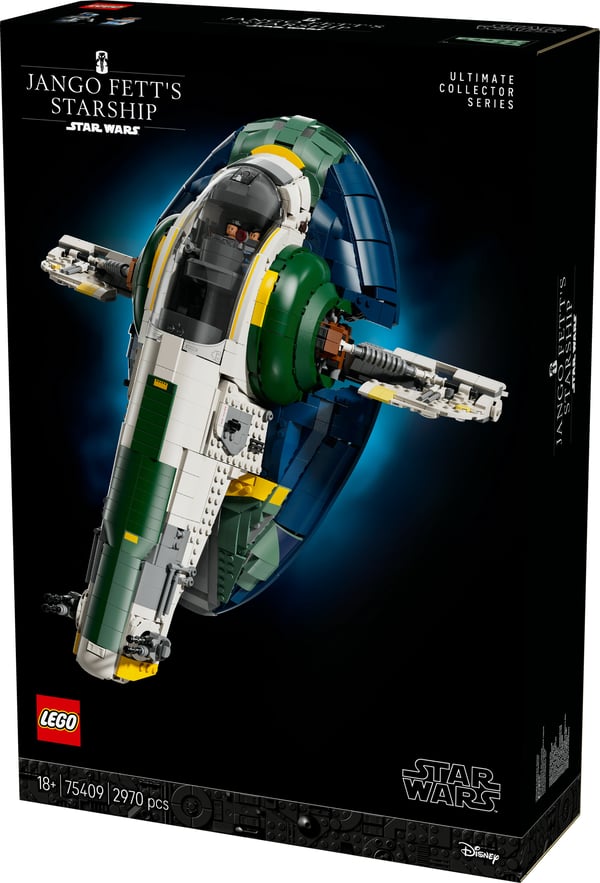 LEGO Star Wars 75409 Jango Fetts Flammande Class-stjärnskepp