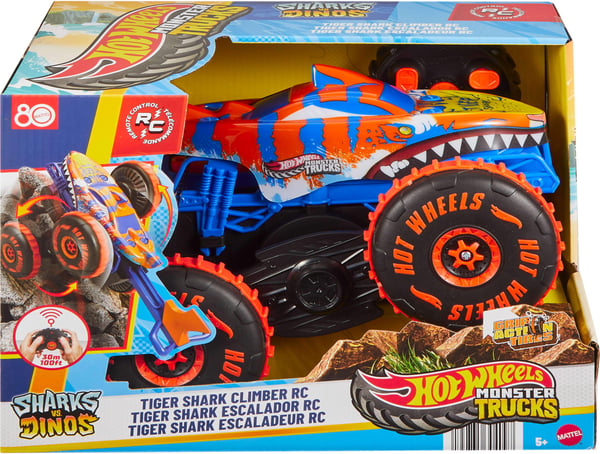 Hot Wheels Monster Trucks Tiger Shark Climber, radiostyrd