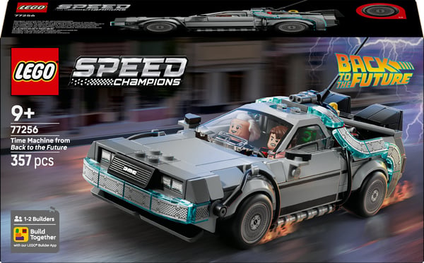 LEGO Speed Champions 77256 Tidsmaskin från filmen Tillbaka till framtiden