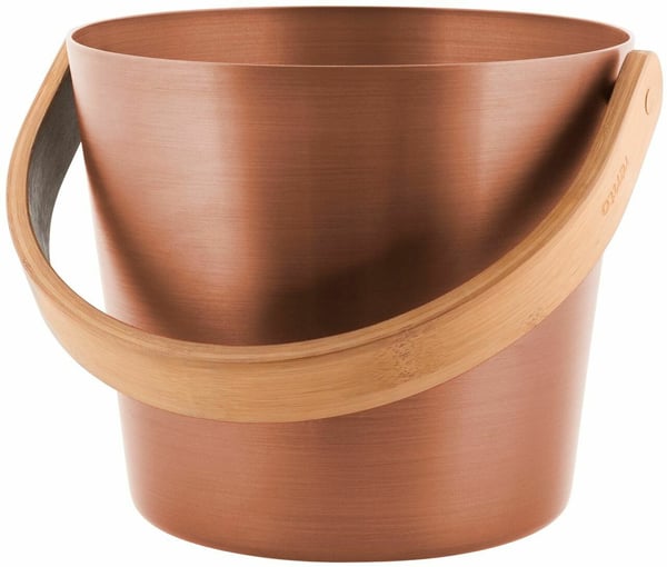 Avslappnad Saunahink, 5l, aluminium, kopparfärgad