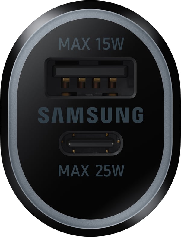 Samsung Bil Laddare Duo 40 W - Biladapter, svart