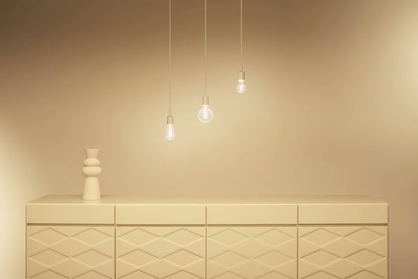 WiZ smartlampe, E27, ST64, RGB, Wi-Fi, 2200-6500 K, 470 lm, 1 stk