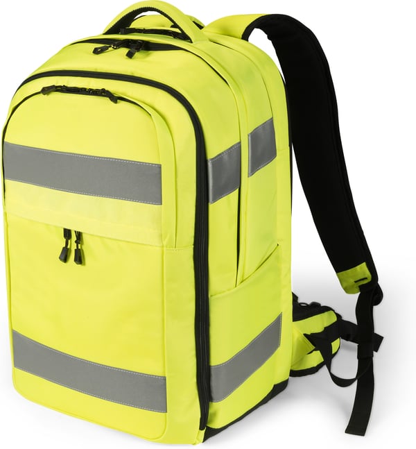 Dicota HI-VIS 32–38L rygsæk, gul
