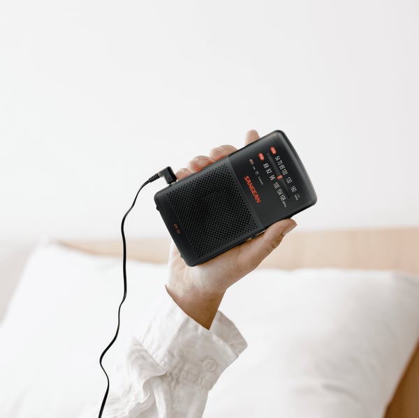 Sangean SR-35 lytte-radio, sort