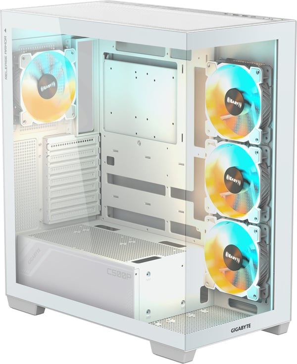 Gigabyte Panoramic Stealth Ice GB-C500PI ST ATX Mid-Tower chassi, vit