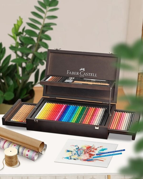 Faber-Castell Art & Graphic presentförpackning, 125 färger