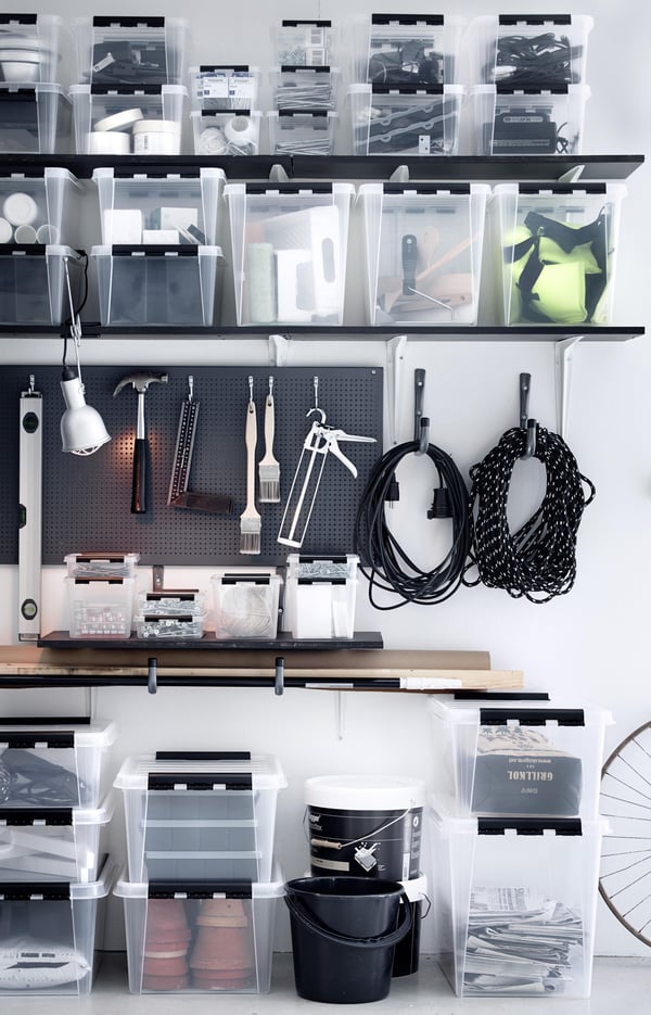 SmartStore Classic 50 -förvaringslåda med lock, 3-pack