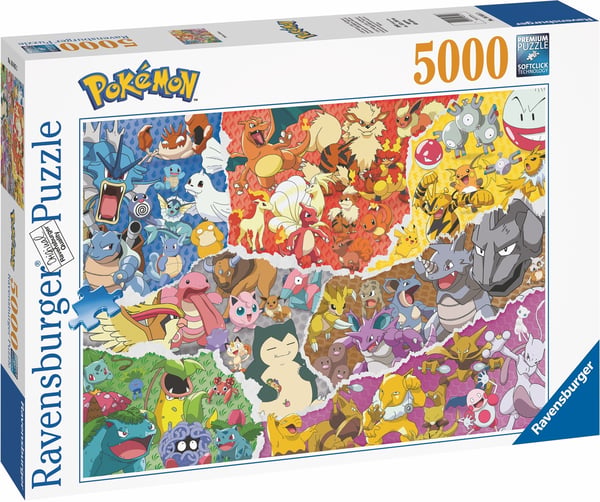 Ravensburger Pokemon Allstars -pussel, 5000 bitar
