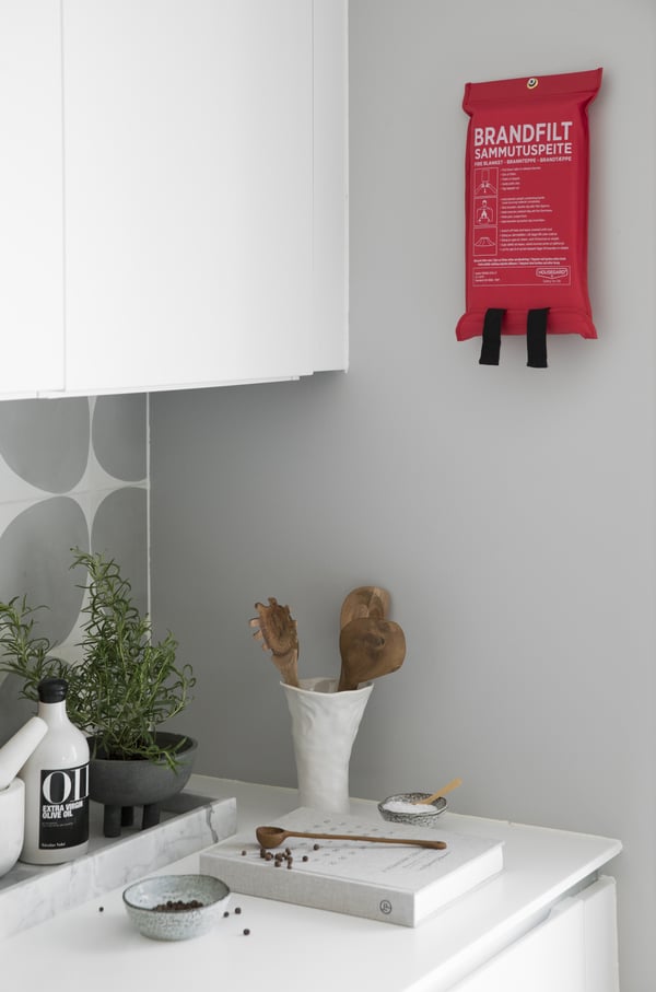 Housegard brandsläckningstäcke, 120x180 cm, silikonbeläggning