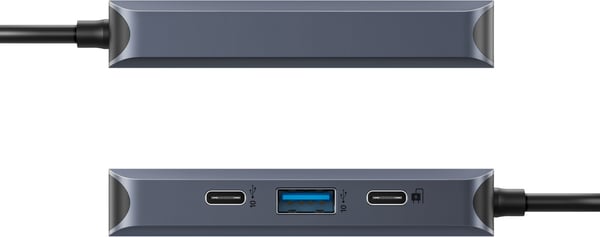 HyperDrive Next 4 Port USBC Hub adapter, midnat blå