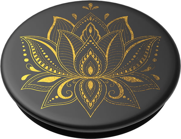 PopSockets PopGrip holder, Golden Prana Black