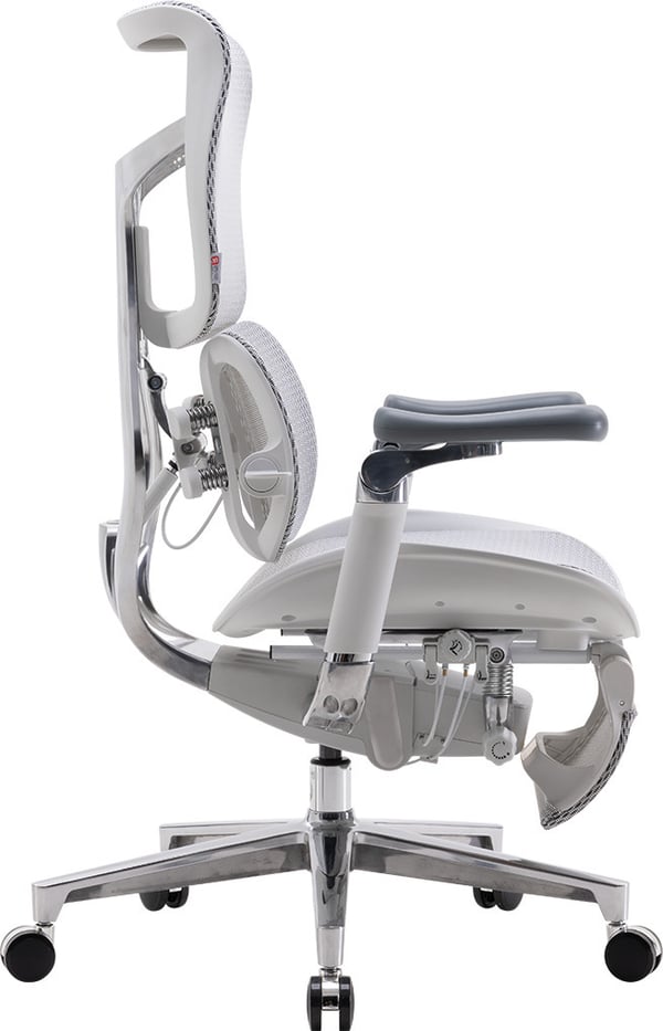 Sihoo Doro S300 - ergonomisk kontorsstol med fotstöd, vit