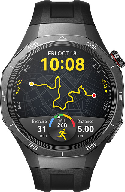 Huawei Watch GT5 Pro smartklocka, 46 mm, svart